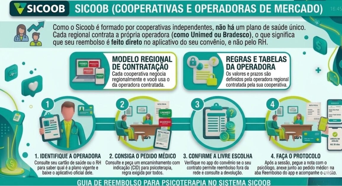 Sicoob reembolso de psicólogo saúde mental